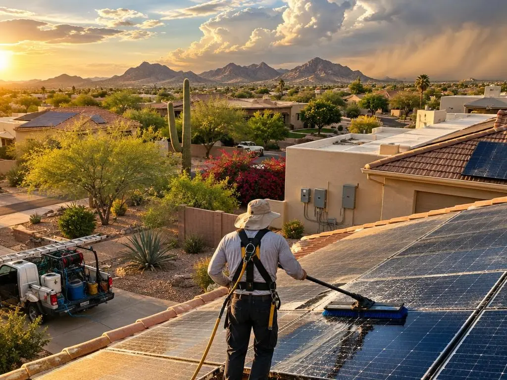 Solar Panel Cleaning in Phoenix, AZ
